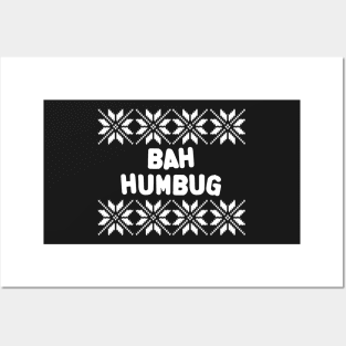 Bah Humbug Christmas Style Posters and Art